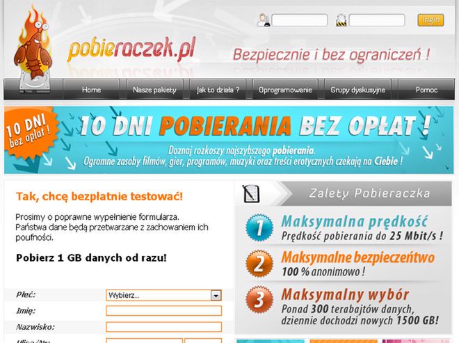 Pobieraczek.pl się doigrał: jest pozew zbiorowy internautów