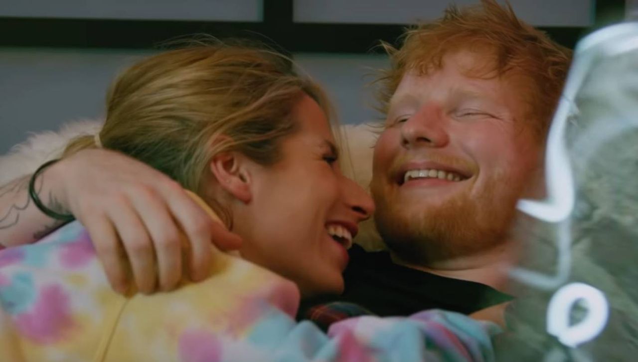 Ed Sheeran z żoną w teledysku