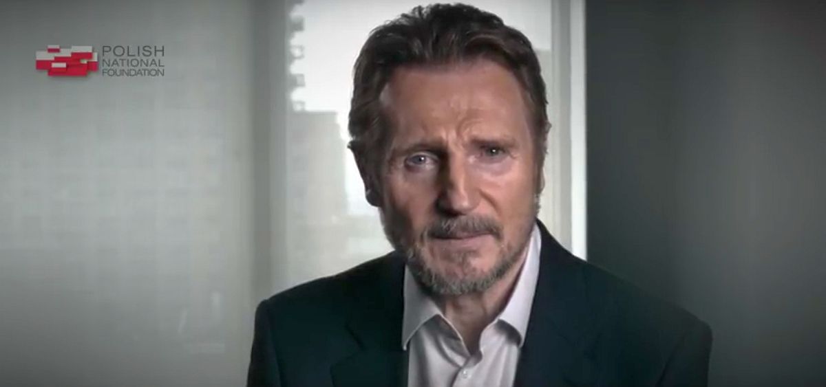 Liam Neeson w spocie PFN. Słynny aktor mówi, czym dla świata była Bitwa Warszawska
