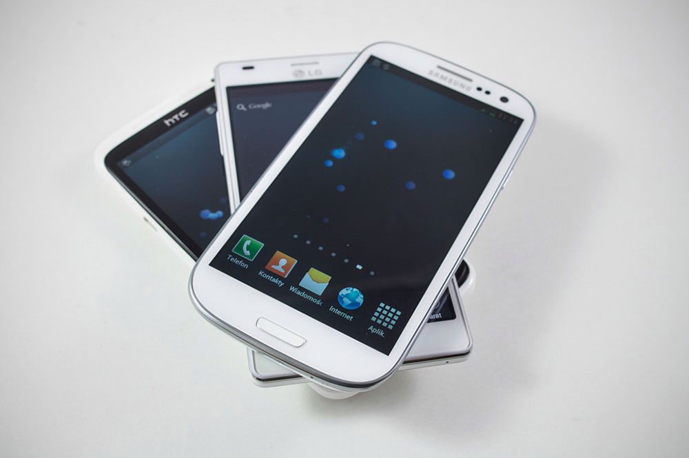 Galaxy S III vs HTC ONe X vs LG Swift 4X HD (fot. Krzysztof Basel)