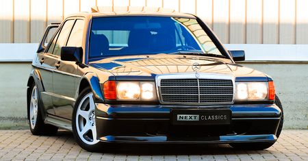 Ten Mercedes-Benz 190E 2.5-16 Evolution II mimo wieku i przebiegu nadal jest sporo wart