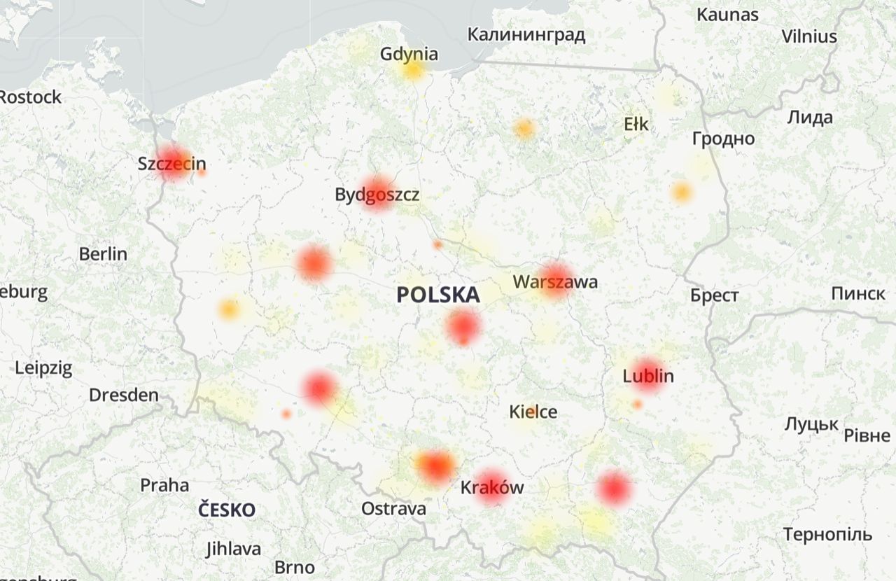 Awaria Plusa. Polacy bez internetu i sieci komórkowej (aktualizacja)