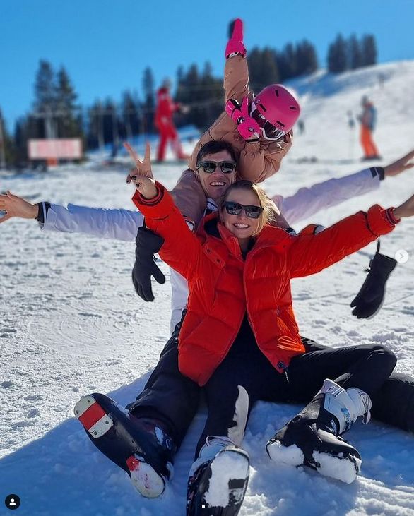 Anna i Robert Lewandowscy w Szwajcarii