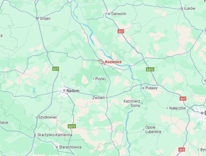 Karambol na DK79. Niemowlę w szpitalu.