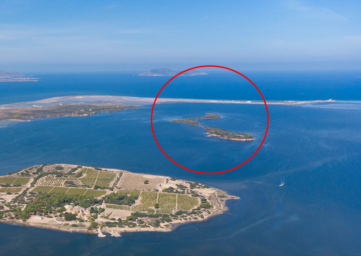 Isola Santa Maria znajduje się w pobliżu Marsali