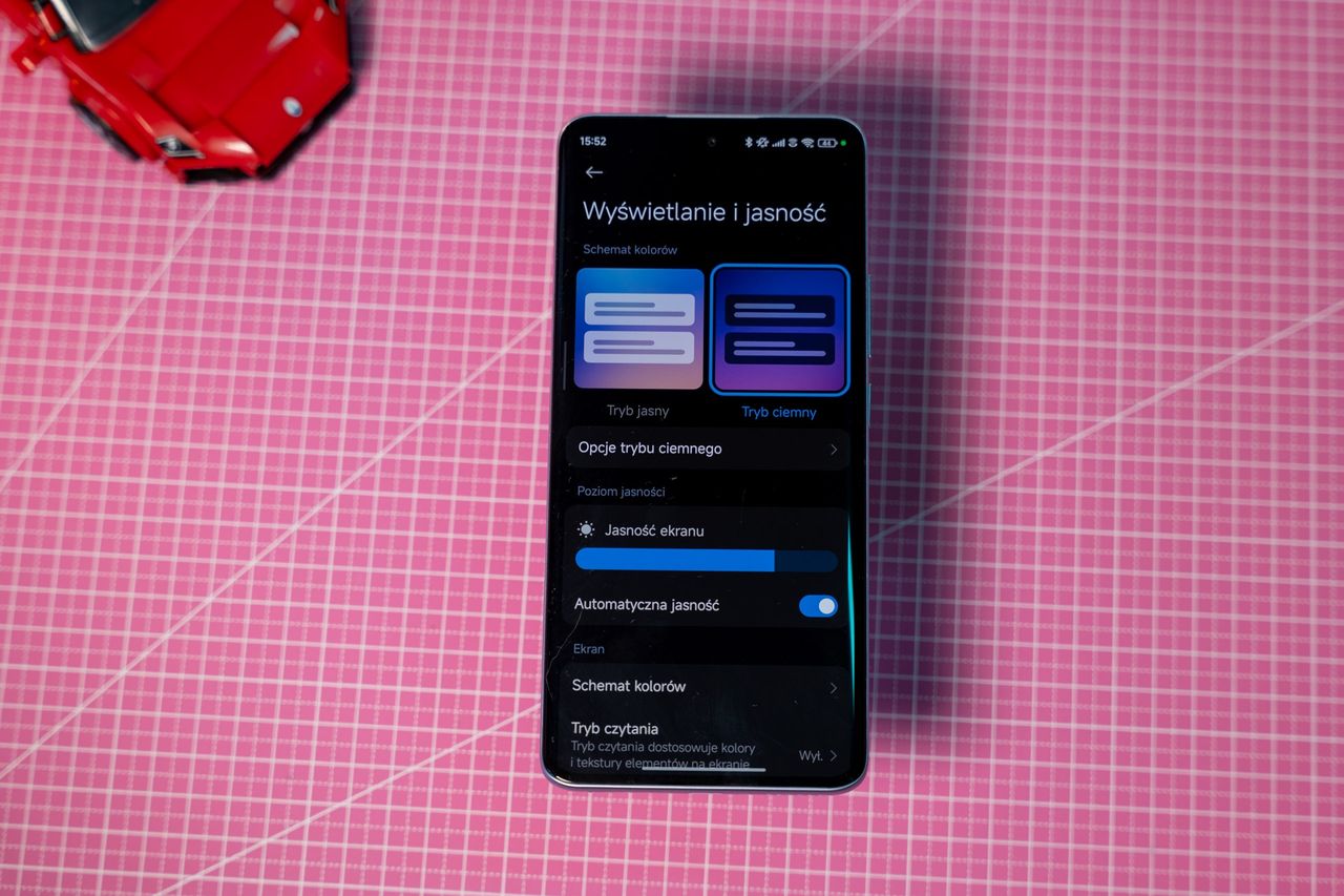 Ustawienia panelu Redmi Note 15 4G
