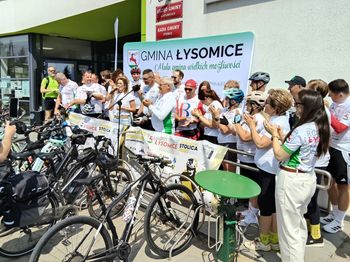 Światowy Dzień Roweru w Łysomicach świętowano na kołach