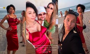 Omenaa Mensah świętowała 47. urodziny NA BOGATO! Była rajska plaża, drinki i wianuszek sławnych znajomych (ZDJĘCIA)