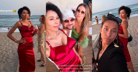 Omenaa Mensah świętowała 47. urodziny NA BOGATO! Była rajska plaża, drinki i wianuszek sławnych znajomych (ZDJĘCIA)