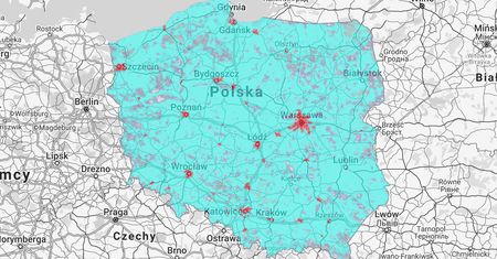 5G w Polsce rośnie w siłę. Plus dotarł już do wszystkich województw