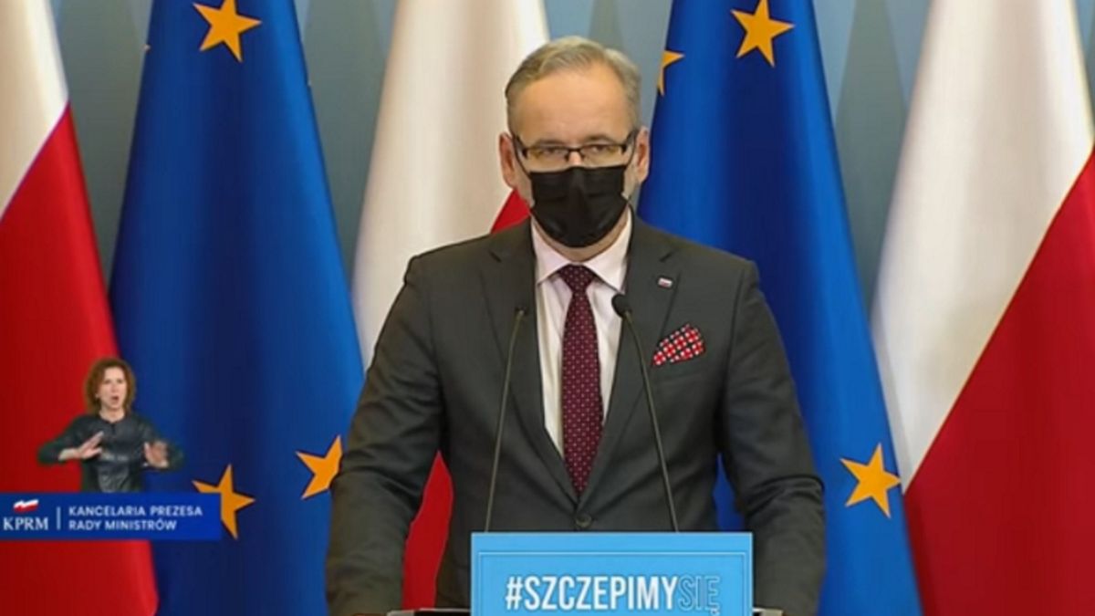 Minister zdrowia Adam Niedzielski.