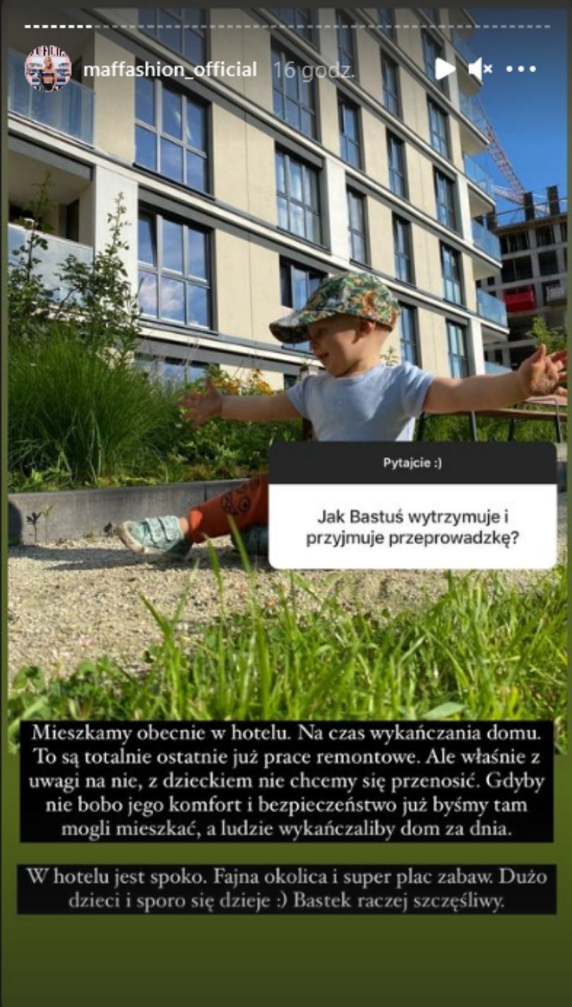 Maffashion przeprowadziła się do hotelu