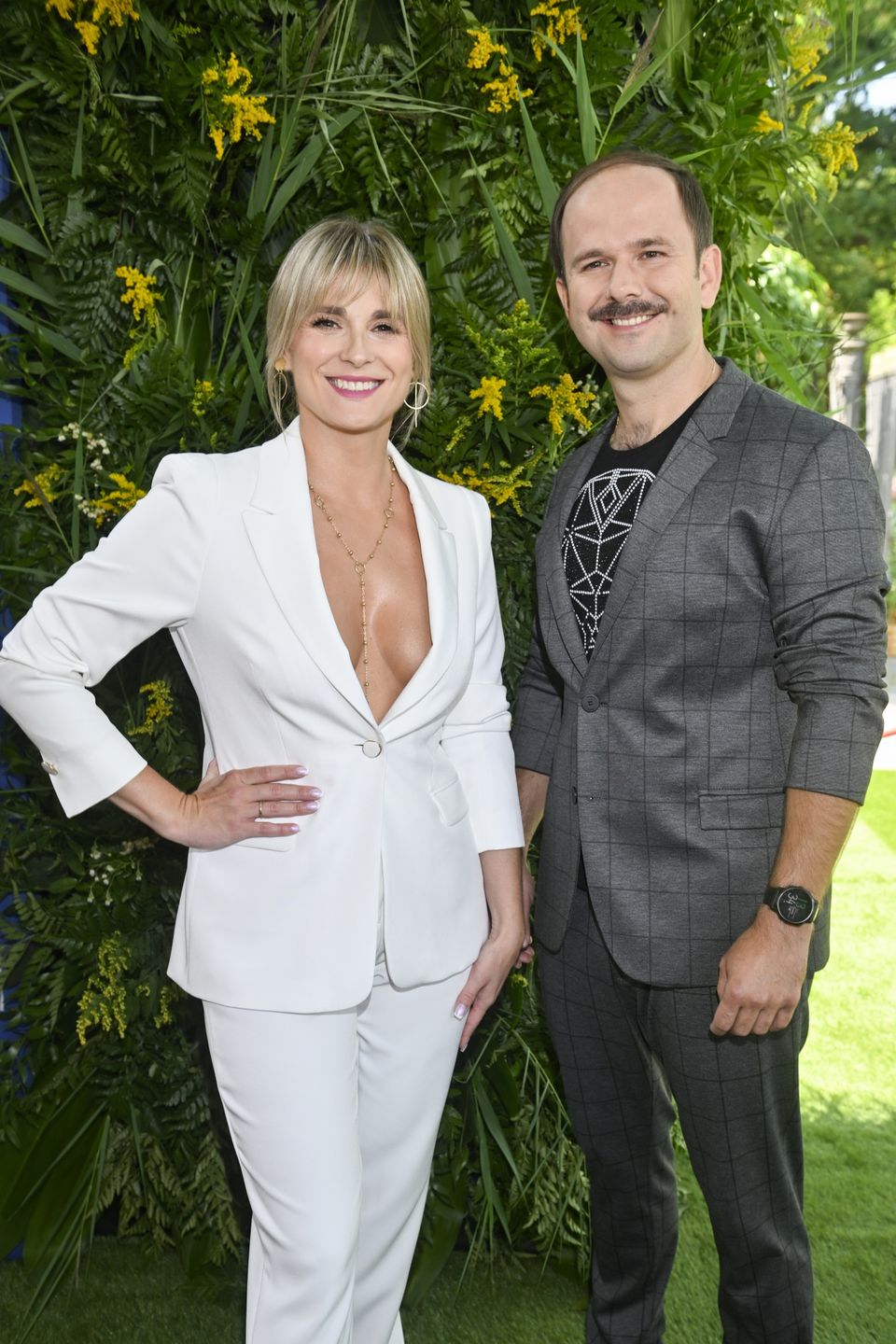 Kajra i Sławomir na konferencji ramówkowej TVP