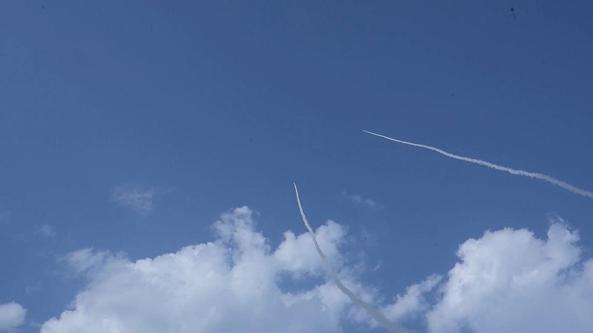 Odpalenie pocisków balistycznych PrSM.