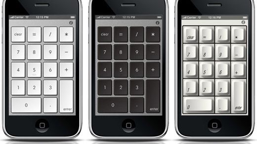 Klawiatura numeryczna z iPhone’a 1