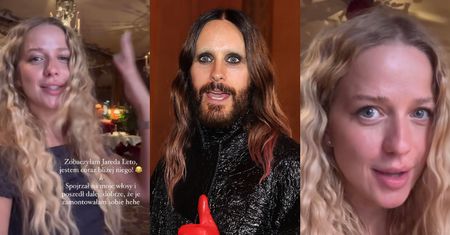 Jessica Mercedes obwieszcza kolejny SUKCES: "Jared Leto spojrzał na moje włosy i poszedł dalej". Prawie udławiła się przez to oliwką.. (FOTO)