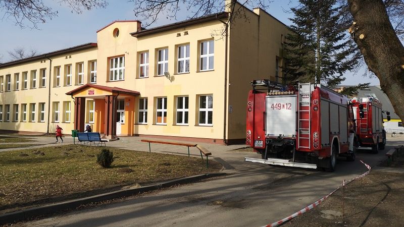 wilkołaz szkoła podstawowa ewakuacja