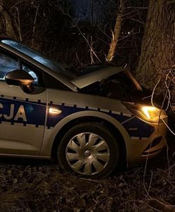 Radiowóz z nastolatkami rozbity na drzewie. Jest akt oskarżenia