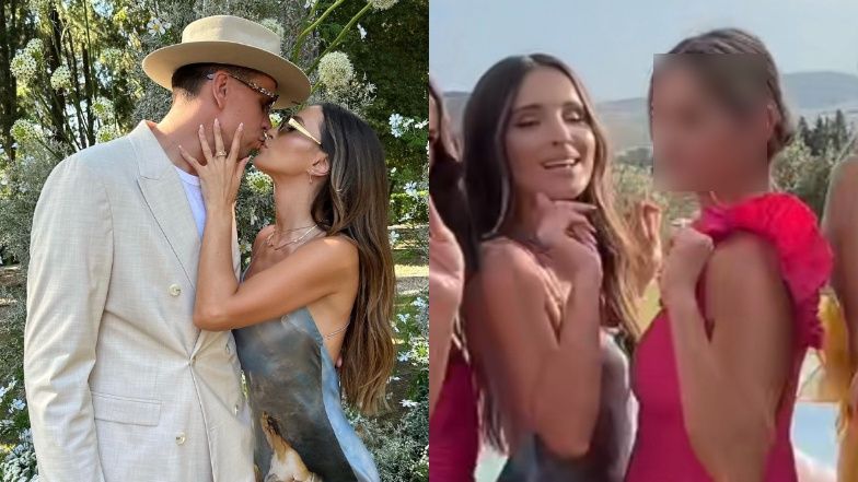 Wojciech Szczęsny i Marina Łuczenko też BALOWALI na ślubie Lewandowskich. "Bajkowy czas z przyjaciółmi" 