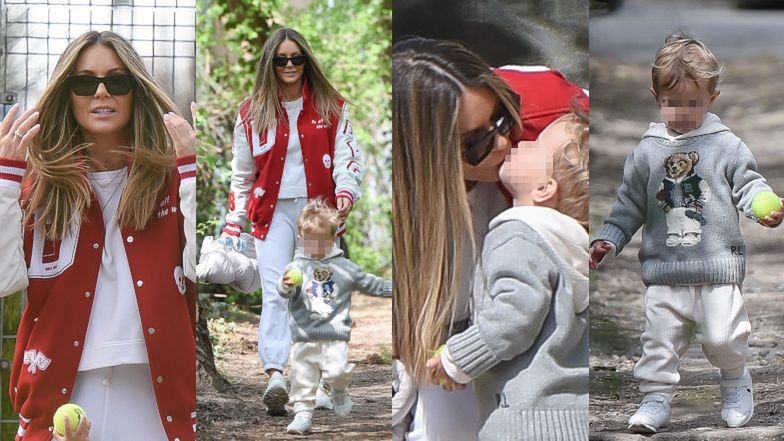 Małgorzata Rozenek na zabawie z Heniem