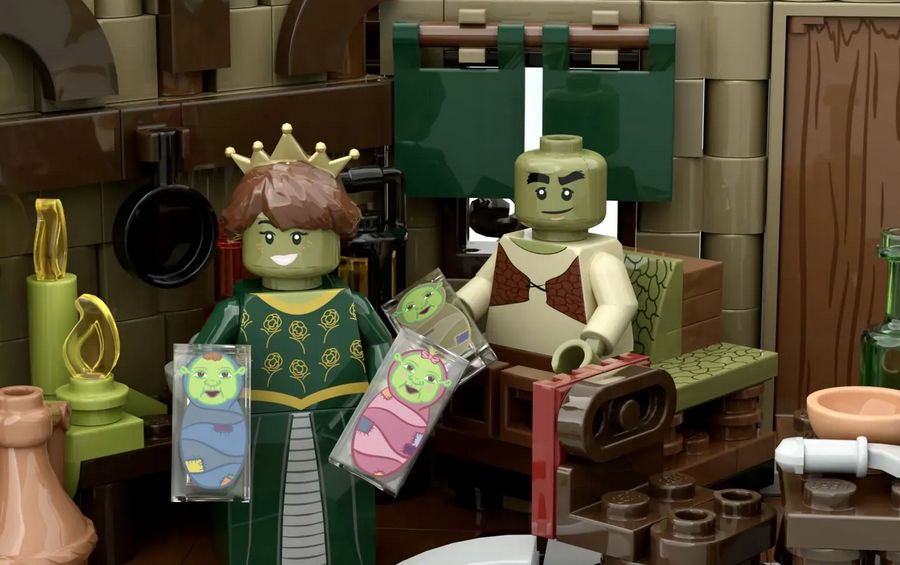 Bagno Shreka jako zestaw LEGO