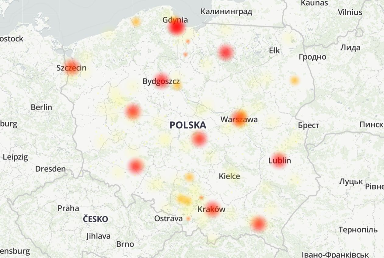 Orange zmaga się z awarią