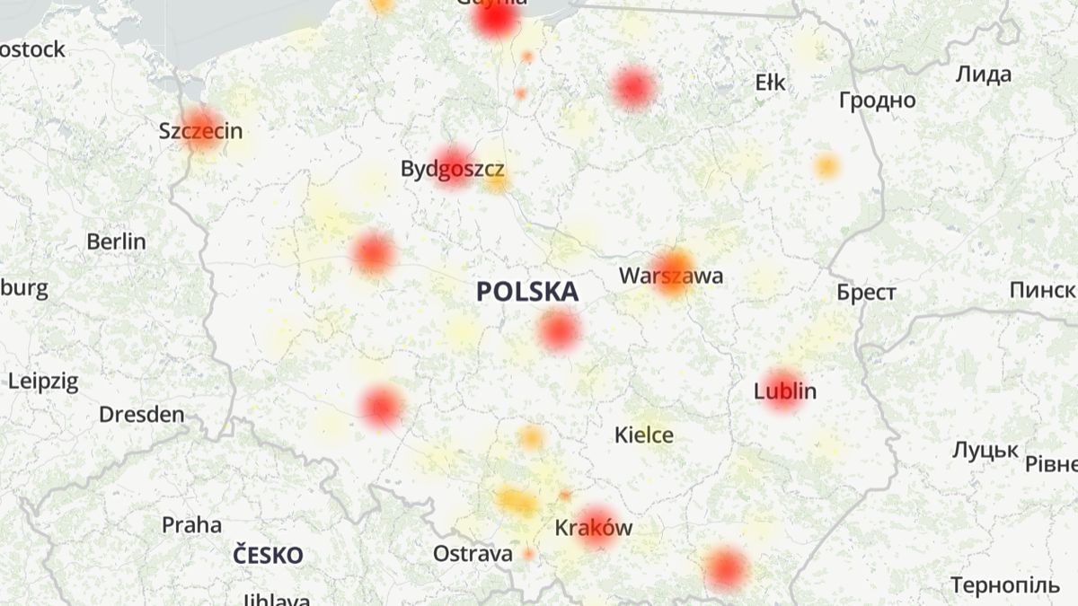 Orange zmaga się z awarią