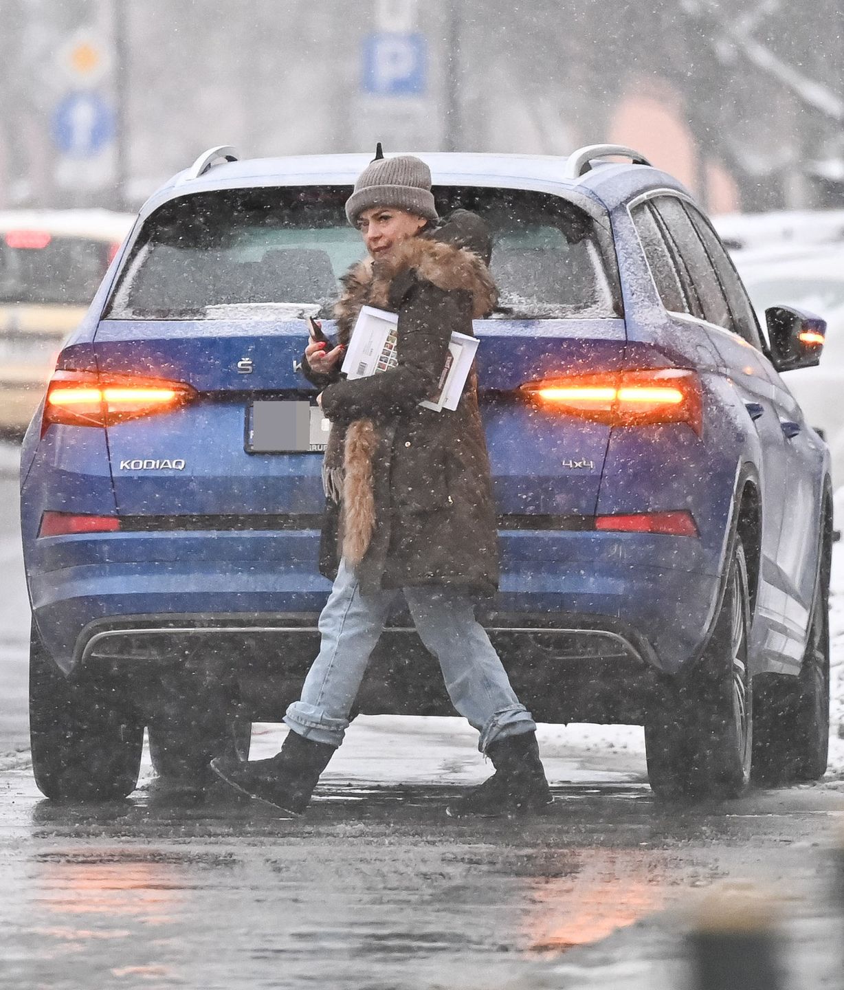 Anna Mucha "przyłapana" na mieście