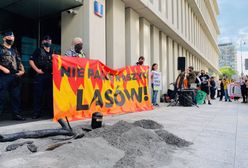 Protest przed Sejmem. "Nie palcie naszych lasów"