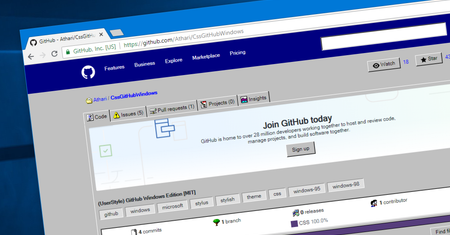 GitHub dla fanów Windows 95: jak zmienić wygląd serwisu dla programistów?
