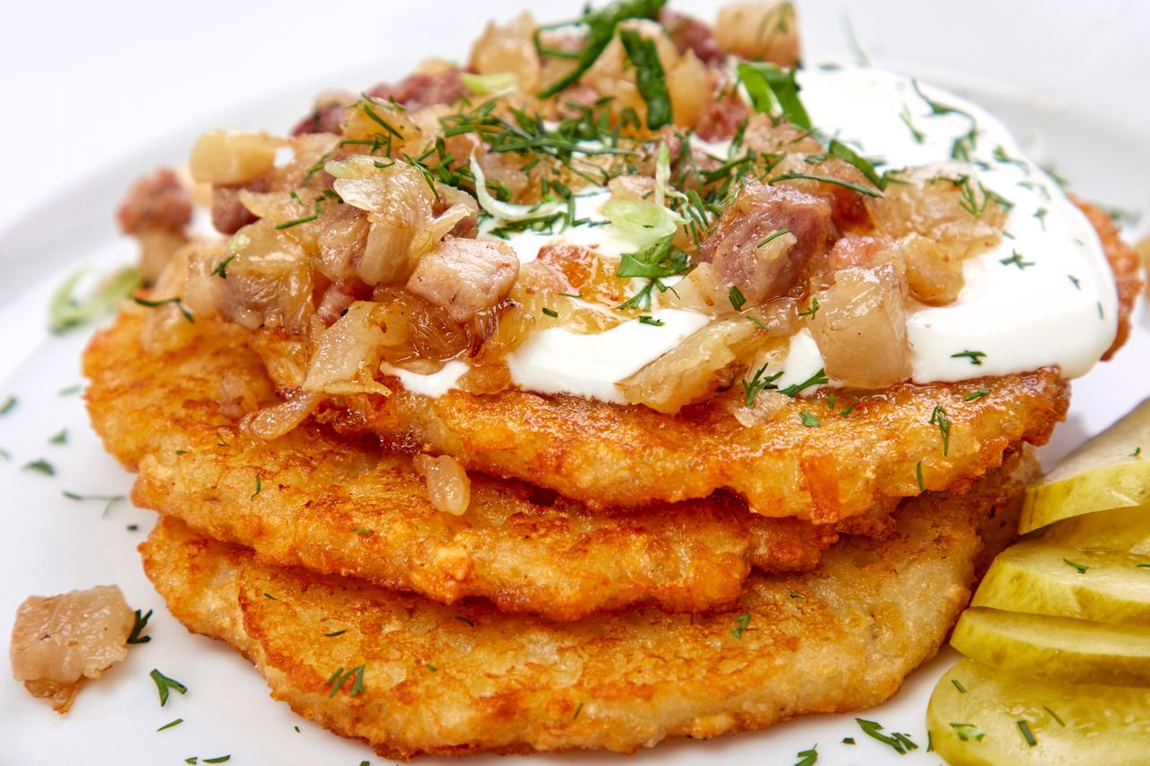 Placki ziemniaczane po góralsku