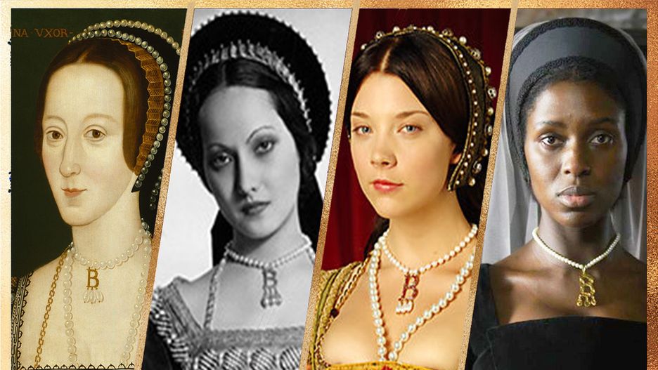 Cztery portrety Anny Boleyn.