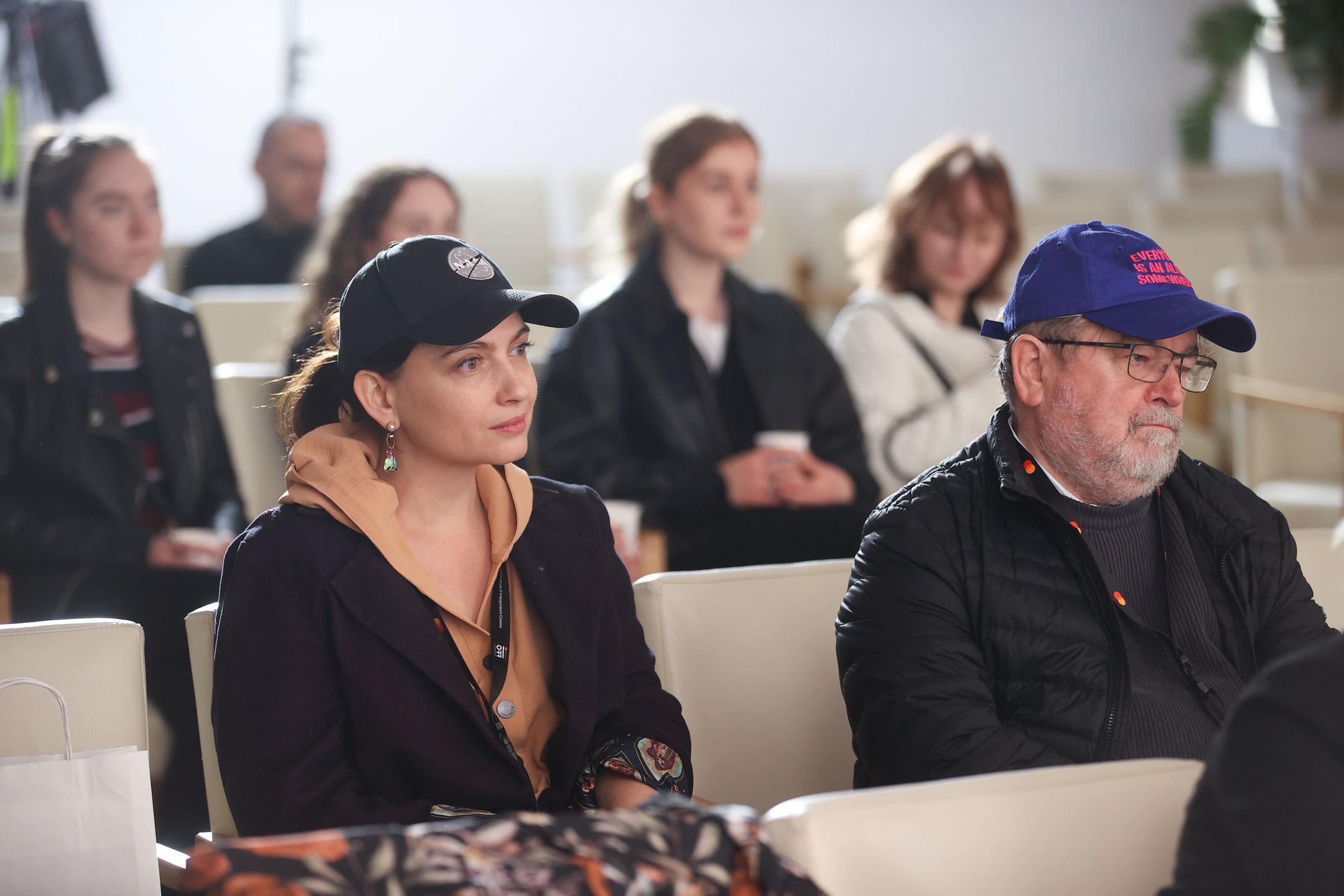 Anna Cieślak i Edward Miszczak na konferencji festiwalu Off Camera