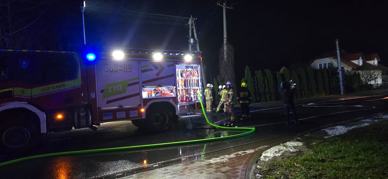Rozszczelnienie gazociągu w Gąbinie!