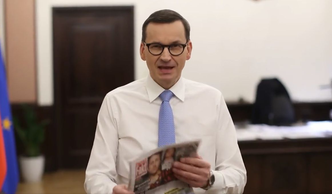 Morawiecki odpowiada Tuskowi. Szybka reakcja. "Pajac, a nie premier"
