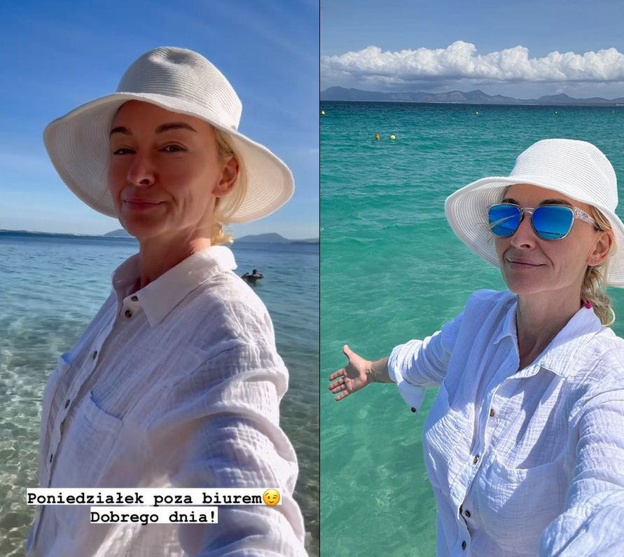 Martyna Wojciechowska na wakacjach