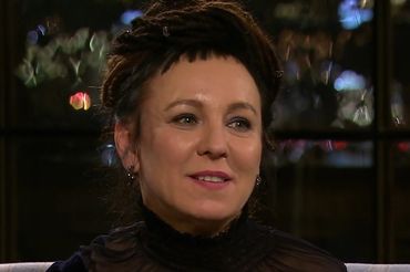 Olga Tokarczuk, fot. kadr z youtube / Nobel Prize
