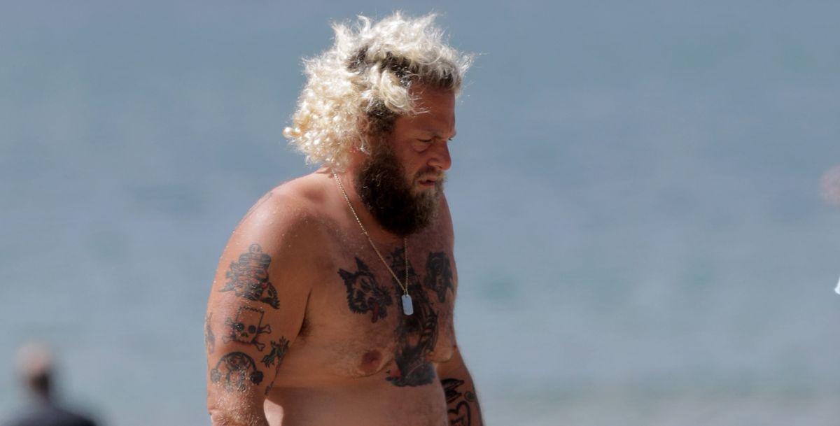 Jonah Hill na plaży