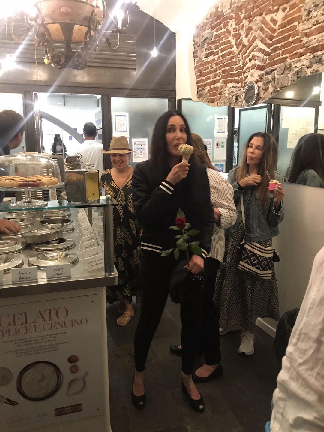 Cher bawi się we Włoszech 