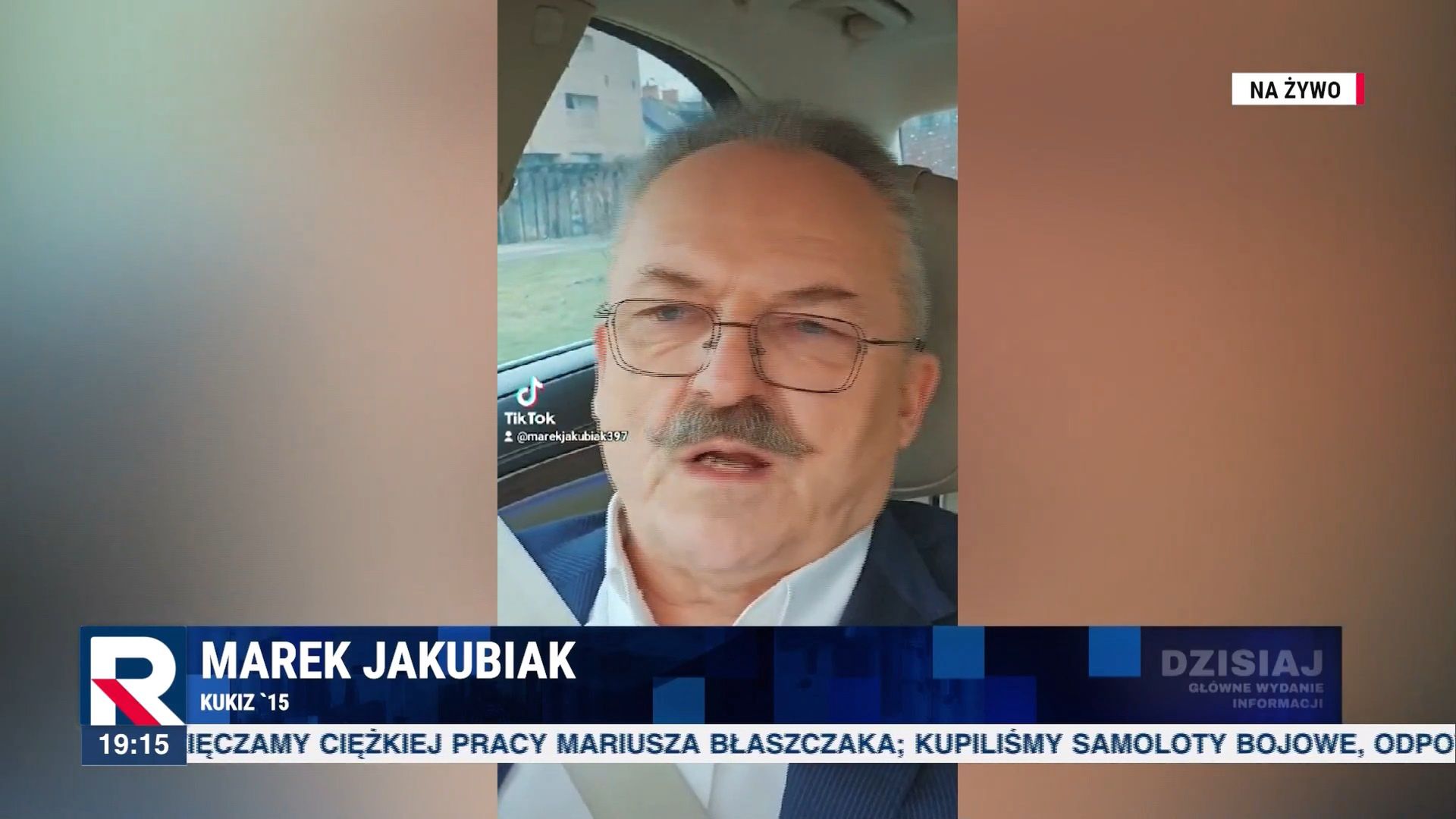 Marek Jakubiak mówił negatywnie o Jurku Owsiaku w programie "Dzisiaj"