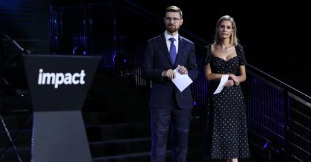 Agnieszka Hyży na gali rozdania nagród money.pl. Wyglądała olśniewająco