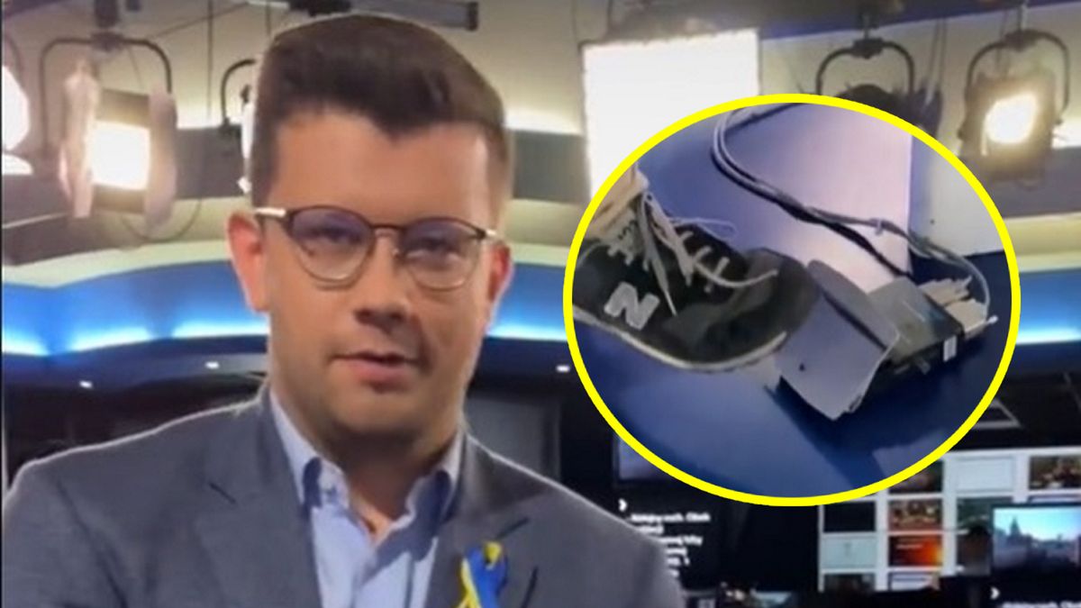 Artur Molęda pokazał kulisy pracy w studiu "Faktów"