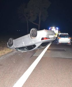 Ciężarówka uderzyła w krowę. Drugie auto dachowało