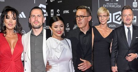 Zlot znanych par na święcie polskiego futbolu: uśmiechnięte Kurzopki, Werner i Kołodziejczyk, Bomba z Collinsem (ZDJĘCIA)