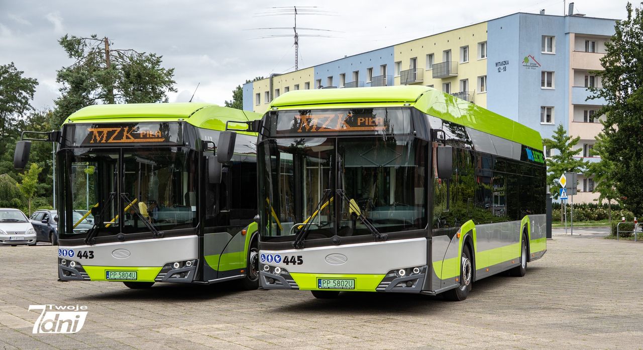 Trzy nowe autobusy elektryczne na ulicach Piły