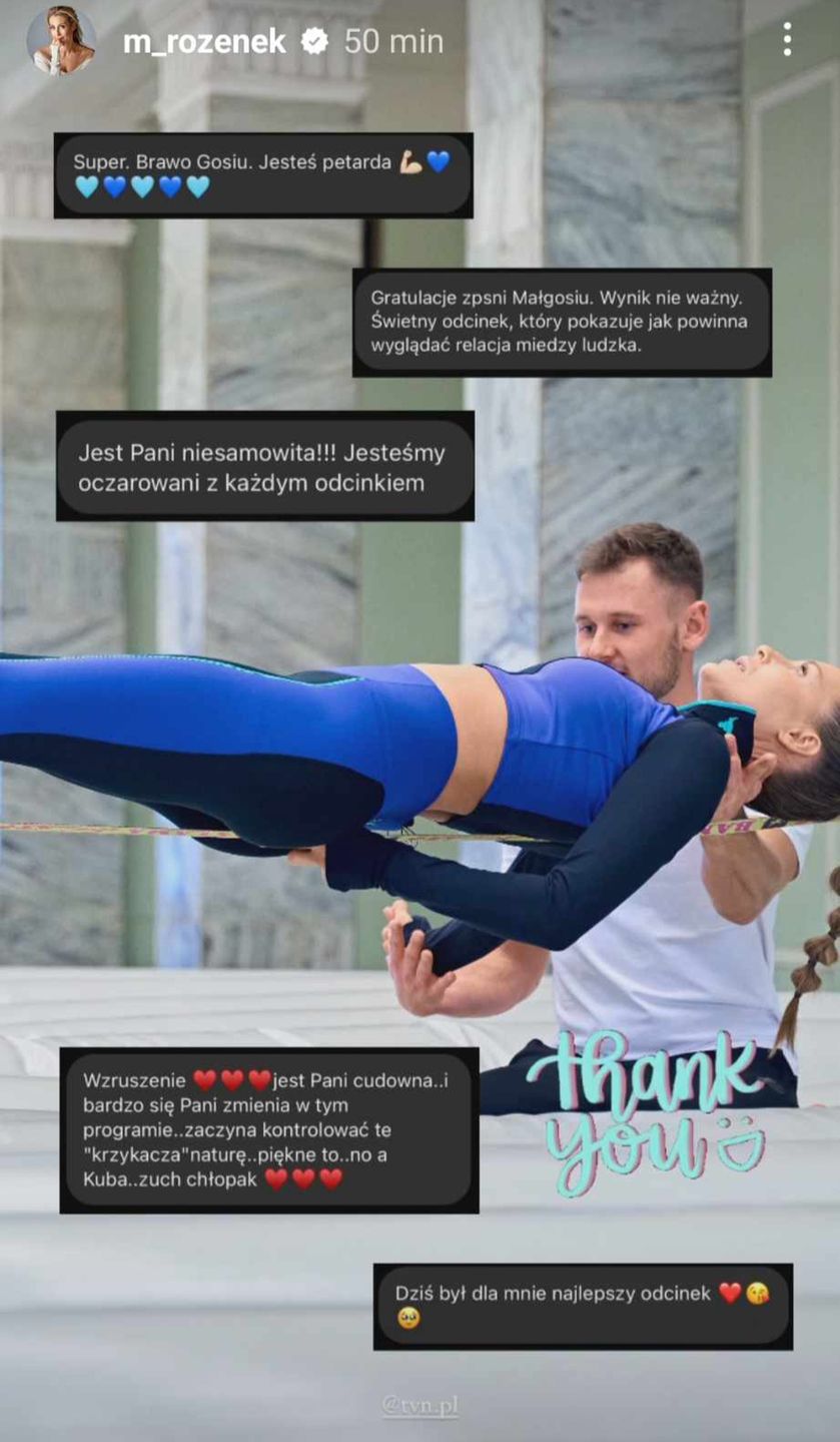 Małgorzata Rozenek na Instagramie