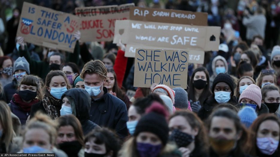 Wielka Brytania. Protesty po śmierci Sarah Everard