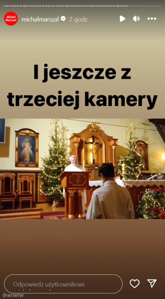 fragment mszy w intencji Michaela Jacksona w Knurowie