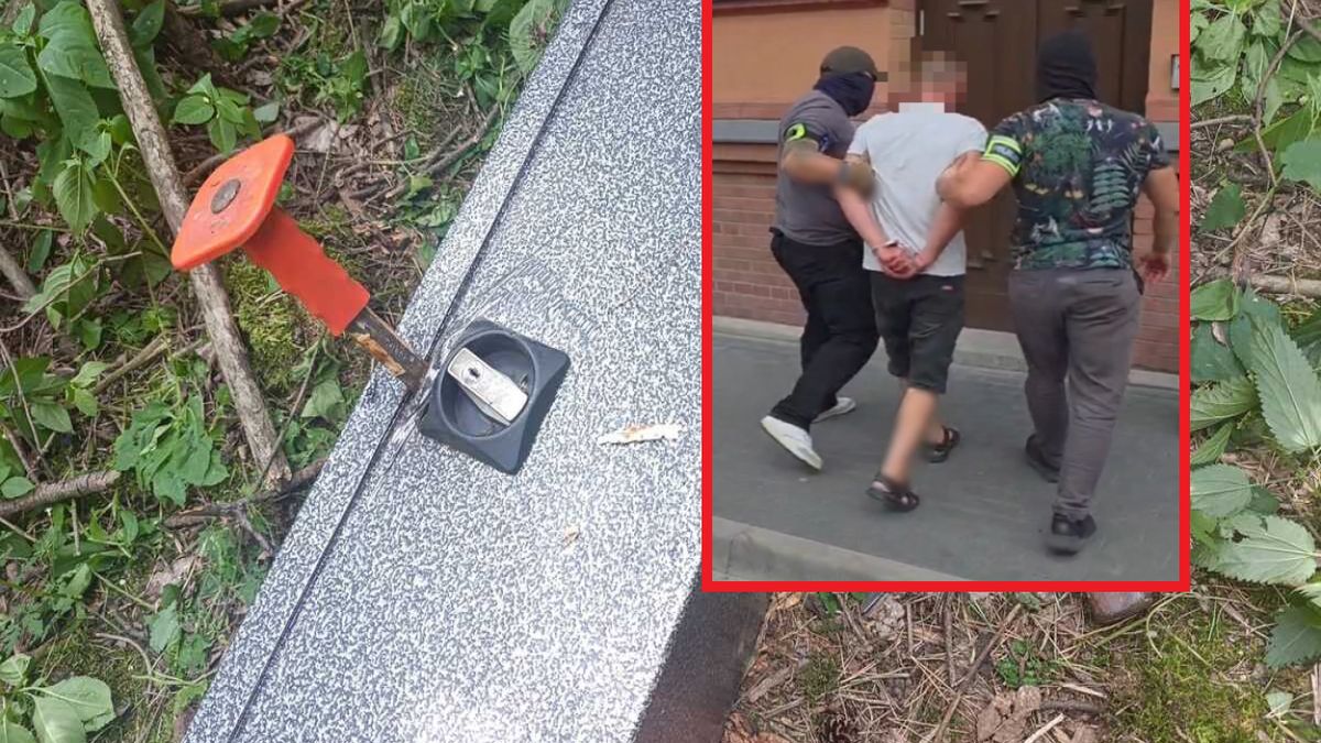 Ukrainiec napadł z pistoletem hukowym na firmę w Kórniku 
