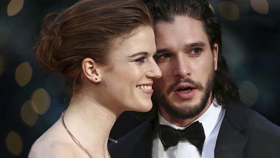 Rose Leslie i Kit Harington 